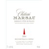 Double Magnum Château Marsau - Francs-Côtes de Bordeaux 2004