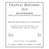Double Magnum - Château Rieussec - Sauternes 2018 4df5d4d9d819b397555d03cedf085f48 