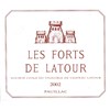 Double Magnum Les Forts de Latour - Château Latour - Pauillac 2002 6b11bd6ba9341f0271941e7df664d056 