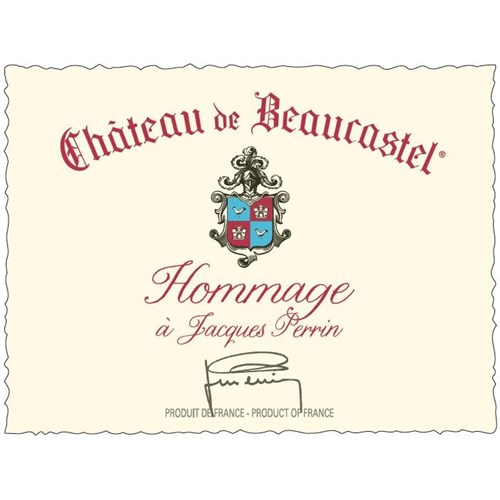 Double Magnum Hommage à Jacques Perrin - Château de Beaucastel - Châteauneuf du Pape 2014