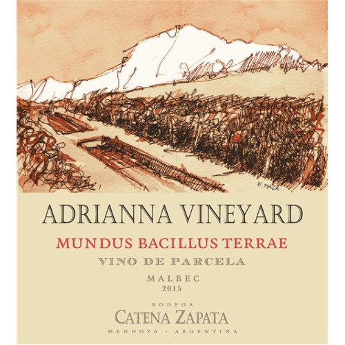 Double Magnum Mundus Bacillus Terrae - Adrianna Vineyards - Bodega Catena Zapata - Mendoza 2015