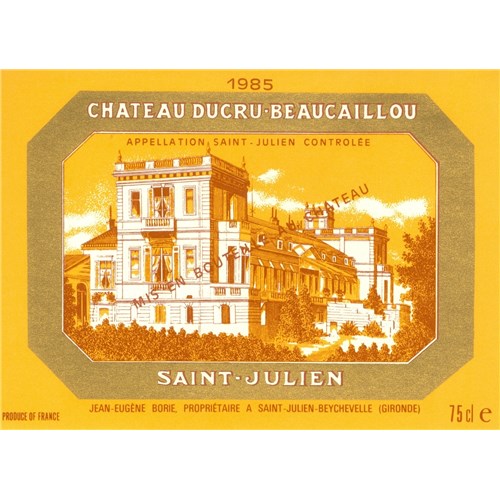 Ducru Beaucaillou - Saint-Julien 1985