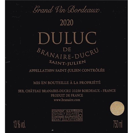Duluc - Saint-Julien 2020