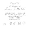 Eau de vie de prunes - Mouton Rothschild - Eau de vie