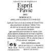 Esprit de Pavie - Château Pavie - Bordeaux 2011