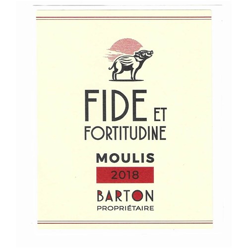 Fide Et Fortitudine (Famille Barton) - Moulis 2018