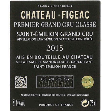 Figeac - Saint-Emilion Grand Cru 2015