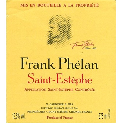 Frank Phélan - Château Phélan Ségur - Saint-Estèphe 2017 37.5 cl