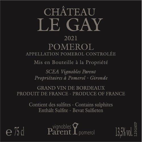 Le Gay - Pomerol 2021