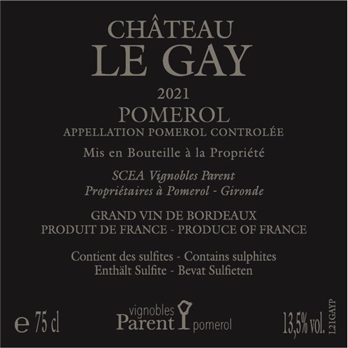 Le Gay - Pomerol 2021