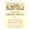 Grand Mayne - Saint-Emilion Grand Cru 1981