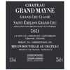 Grand Mayne - Saint-Emilion Grand Cru 2021