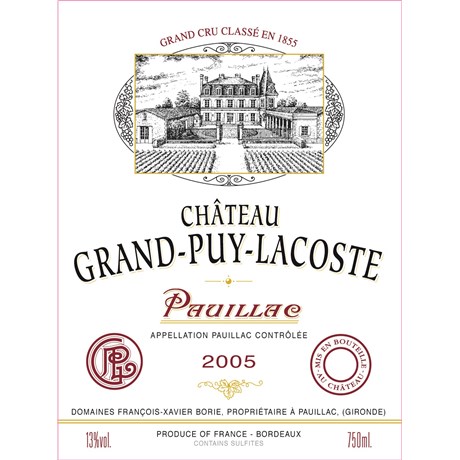 Grand Puy Lacoste - Pauillac 2005