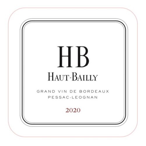 "HB" Haut Bailly - Pessac-Léognan 2020