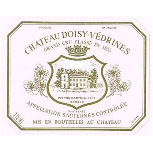 Half Bottle Château Doisy Vedrines - Barsac 2018 37.5 cl 4df5d4d9d819b397555d03cedf085f48 