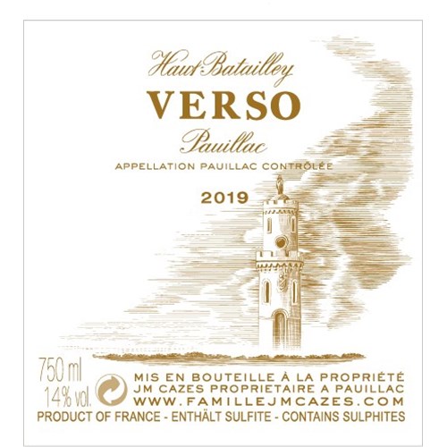 Haut Batailley, Verso - Pauillac 2019