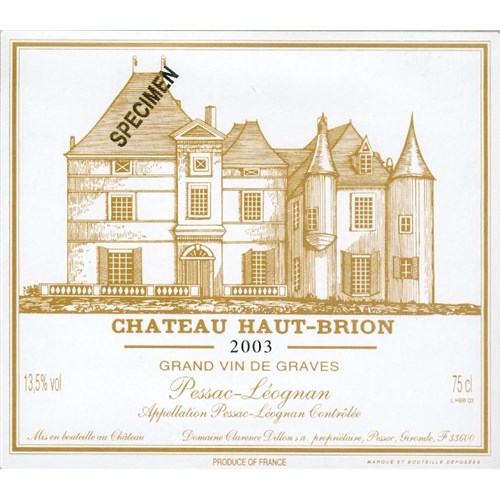 Haut Brion - Pessac-Léognan 2003