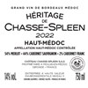 Héritage de Chasse Spleen - Haut-Médoc 2022