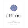 L'Hêtre - Castillon-Côtes de Bordeaux 2016