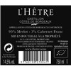 L'Hêtre - Castillon-Côtes de Bordeaux 2016