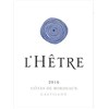 L'Hêtre - Castillon-Côtes de Bordeaux 2016 6b11bd6ba9341f0271941e7df664d056 