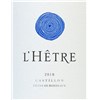 L'Hêtre - Castillon-Côtes de Bordeaux 2018