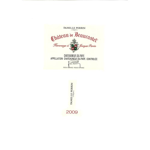 Hommage à Jacques Perrin - Châteauneuf du Pape 2009
