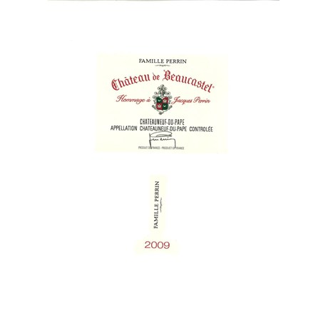 Hommage à Jacques Perrin - Châteauneuf du Pape 2009