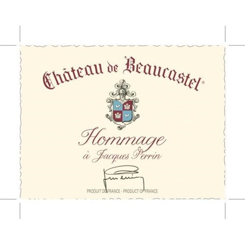 Hommage à Jacques Perrin - Châteauneuf du Pape 2012