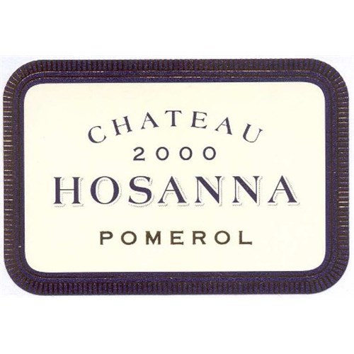 Hosanna - Pomerol 2018