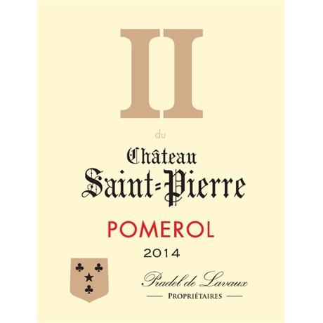 II - Castle Saint-Pierre - Pomerol 2014 