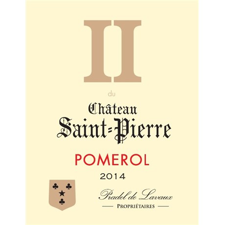II - Château Saint-Pierre - Pomerol 2014
