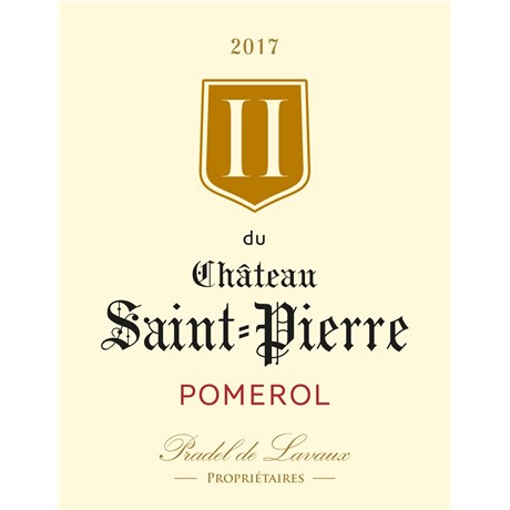II du Château Saint-Pierre - Château Saint-Pierre - Pomerol 2017