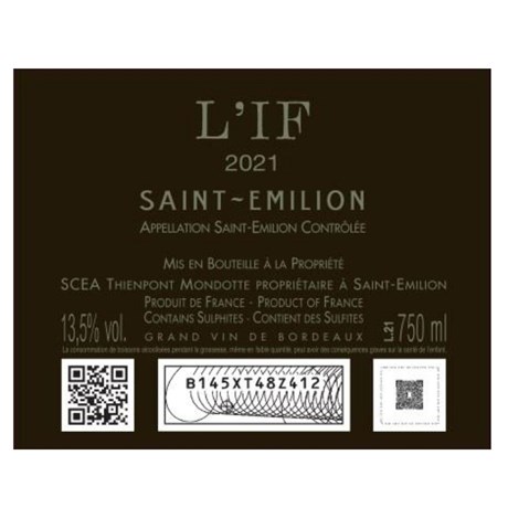 L'If - Saint-Emilion 2021