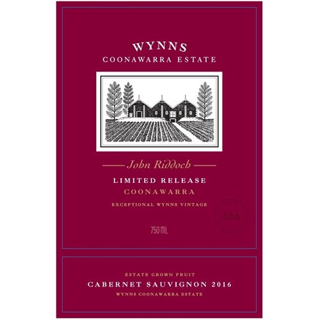 John Riddoch Cabernet Sauvignon - Wynns - Coonawarra 2016
