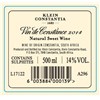 Klein Constantia - Vin de Constance - Afrique du Sud 2014