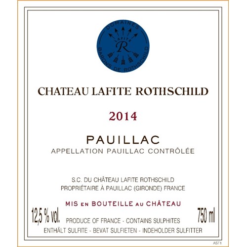 Lafite Rothschild - Pauillac 2014