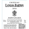 Langoa Barton - Saint-Julien 2018