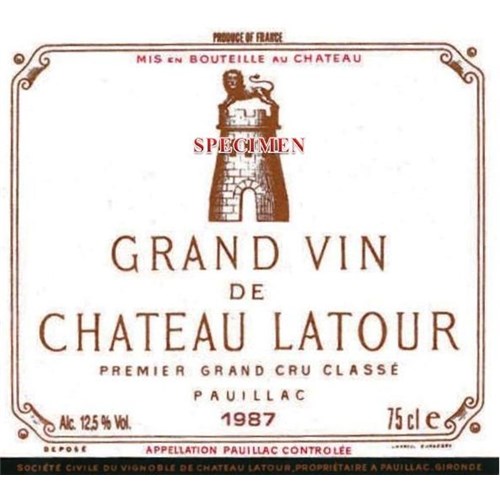 Latour - Pauillac 1987