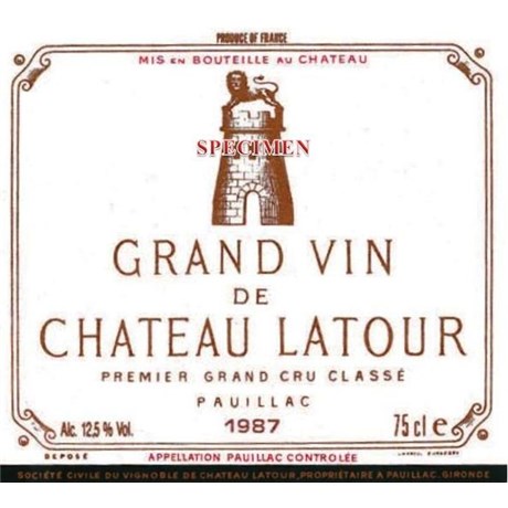 Latour - Pauillac 1987