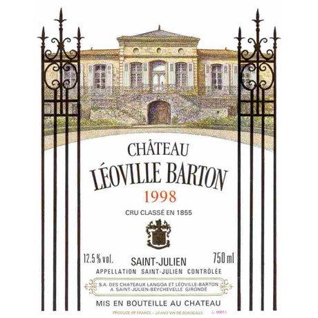 Léoville Barton - Saint-Julien 1998