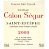 Magnum Château Calon Ségur - Saint-Estèphe 2003 6b11bd6ba9341f0271941e7df664d056 