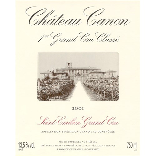 Magnum Chateau Canon - Saint-Emilion Grand Cru 2001 4df5d4d9d819b397555d03cedf085f48 