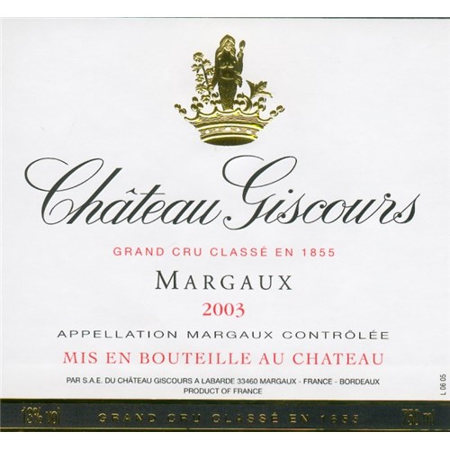 Magnum Château Giscours - Margaux 2003 6b11bd6ba9341f0271941e7df664d056 