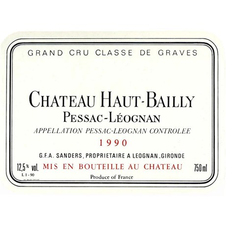 Magnum Château Haut Bailly - Pessac-Léognan 1990