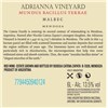 Magnum Mundus Bacillus Terrae - Adrianna Vineyards - Bodega Catena Zapata - Mendoza 2015