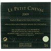 Magnum Petit Cheval - Château Cheval Blanc - Saint-Emilion Grand Cru 2009