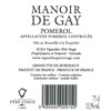 Manoir de Gay - Château Le Gay - Pomerol 2014