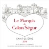 Le Marquis de Calon Ségur - Château Calon Ségur - Saint-Estèphe 2018