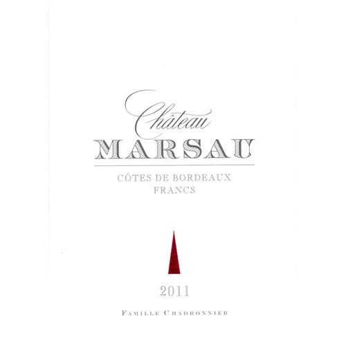 Marsau - Francs-Côtes de Bordeaux 2011